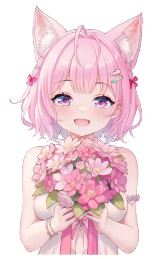 😍 Стикер «Hakui Koyori hololive» для Telegram