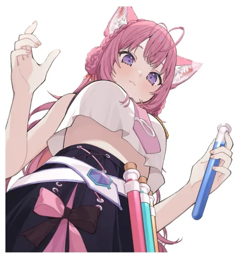 😍 Стикер «Hakui Koyori hololive» для Telegram