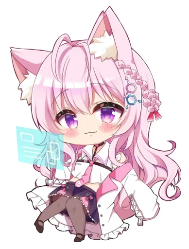 😍 Стикер «Hakui Koyori hololive» для Telegram