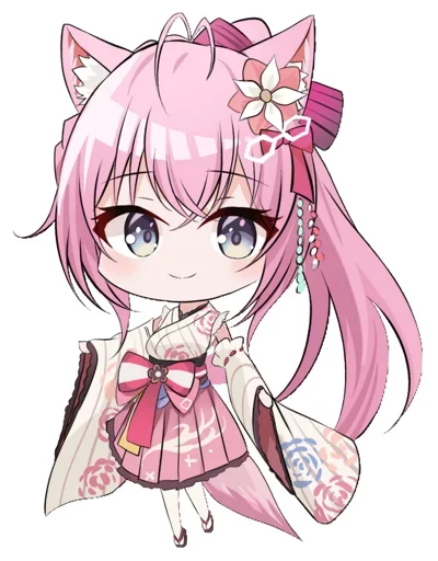 😍 Стикер «Hakui Koyori hololive» для Telegram