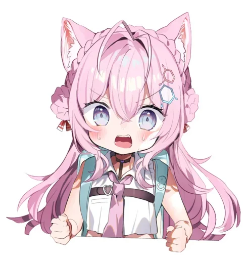 😍 Стикер «Hakui Koyori hololive» для Telegram