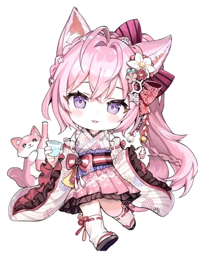 😍 Стикер «Hakui Koyori hololive» для Telegram