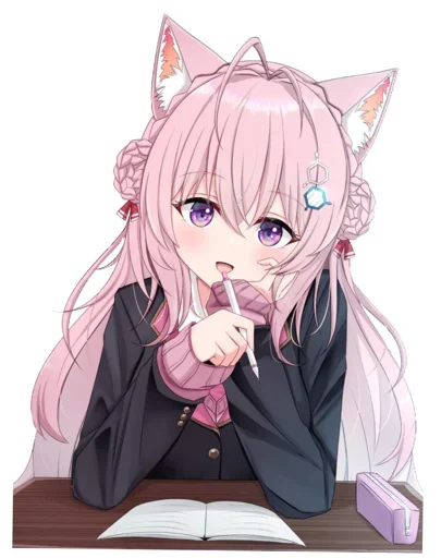 😍 Стикер «Hakui Koyori hololive» для Telegram
