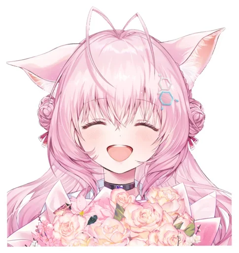 😍 Стикер «Hakui Koyori hololive» для Telegram