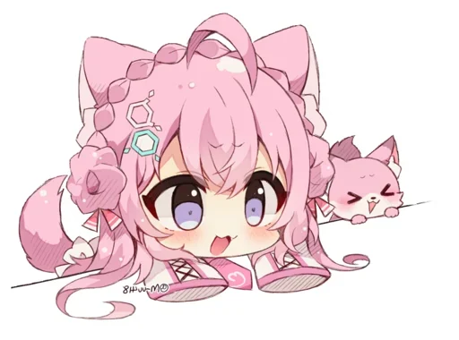 😍 Стикер «Hakui Koyori hololive» для Telegram