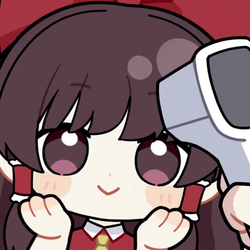 😊 Стикер «Hakurei Reimu» для Telegram