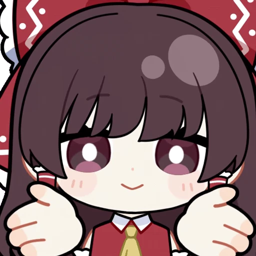 🤗 Стикер «Hakurei Reimu» для Telegram