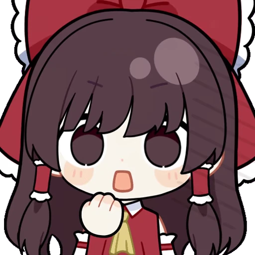 😱 Стикер «Hakurei Reimu» для Telegram