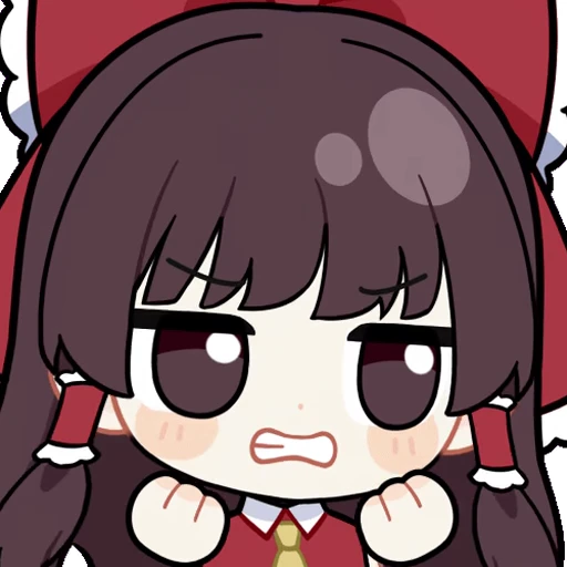 😡 Стикер «Hakurei Reimu» для Telegram
