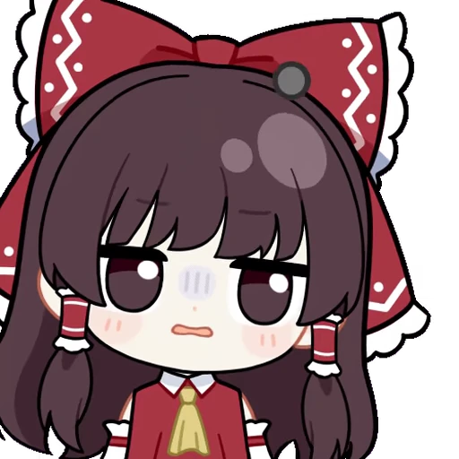 🤔 Стикер «Hakurei Reimu» для Telegram