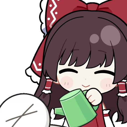 💧 Стикер «Hakurei Reimu» для Telegram