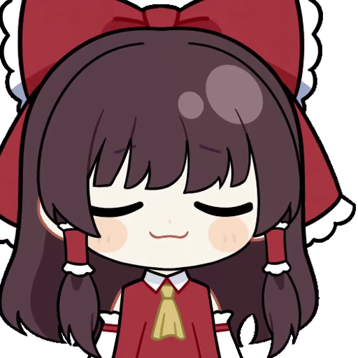 😎 Стикер «Hakurei Reimu» для Telegram