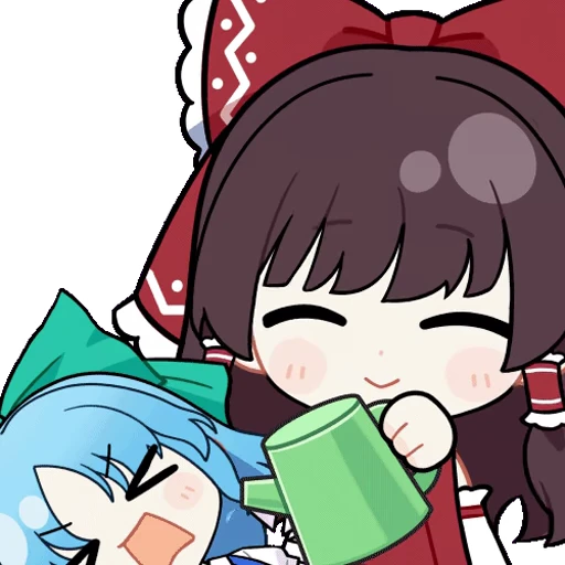 💧 Стикер «Hakurei Reimu» для Telegram