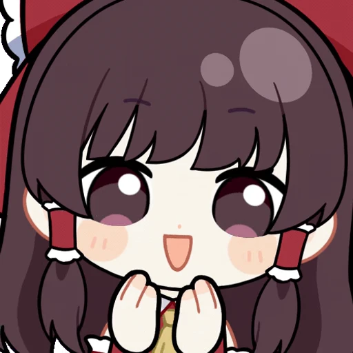 👏 Стикер «Hakurei Reimu» для Telegram