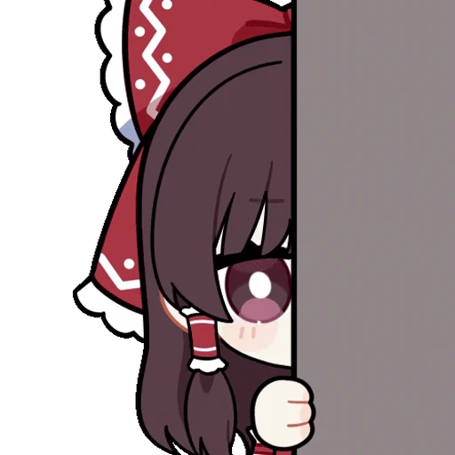 👀 Стикер «Hakurei Reimu» для Telegram