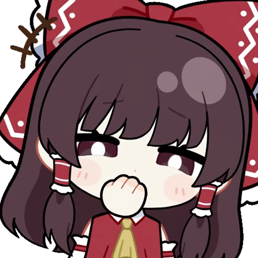 😂 Стикер «Hakurei Reimu» для Telegram