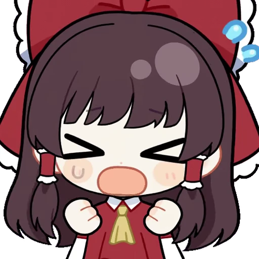 😫 Стикер «Hakurei Reimu» для Telegram