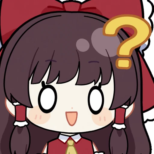 🤨 Стикер «Hakurei Reimu» для Telegram