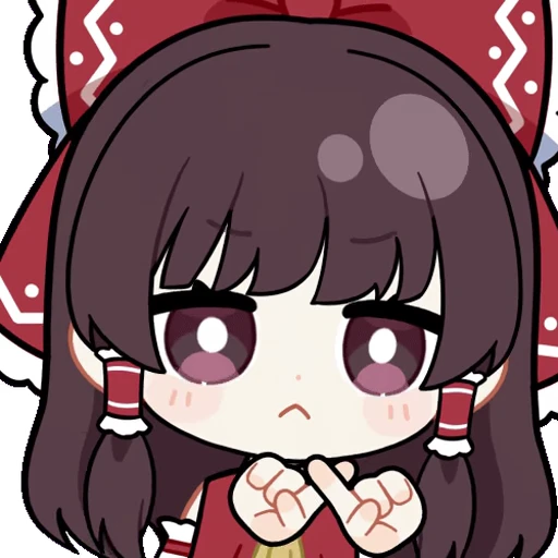 🙅‍♀️ Стикер «Hakurei Reimu» для Telegram