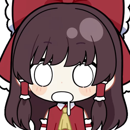 🤤 Стикер «Hakurei Reimu» для Telegram