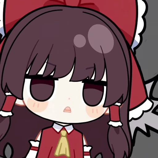 😱 Стикер «Hakurei Reimu» для Telegram