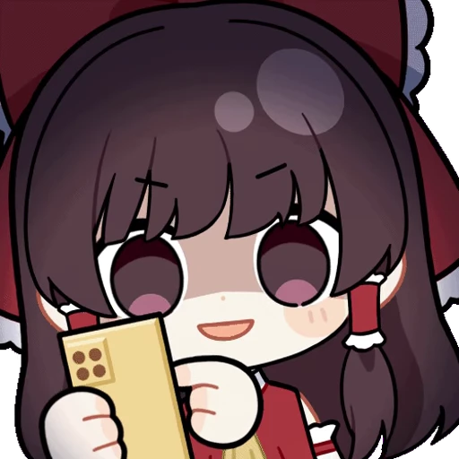 😈 Стикер «Hakurei Reimu» для Telegram