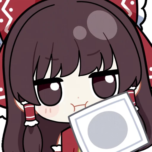 😡 Стикер «Hakurei Reimu» для Telegram