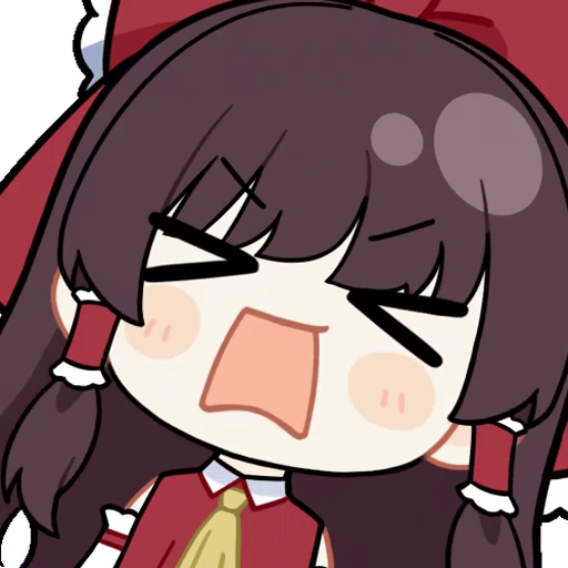 😫 Стикер «Hakurei Reimu» для Telegram
