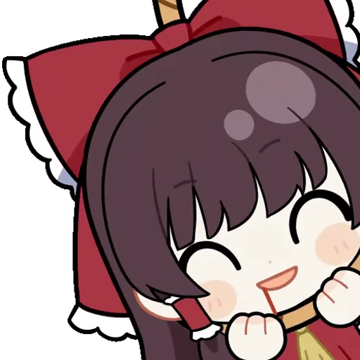 😵‍💫 Стикер «Hakurei Reimu» для Telegram