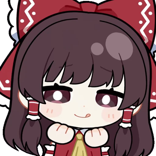 😜 Стикер «Hakurei Reimu» для Telegram