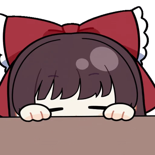 👀 Стикер «Hakurei Reimu» для Telegram