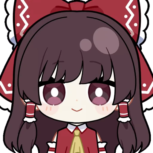 👍 Стикер «Hakurei Reimu» для Telegram