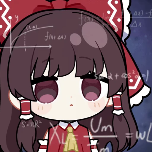 🤔 Стикер «Hakurei Reimu» для Telegram