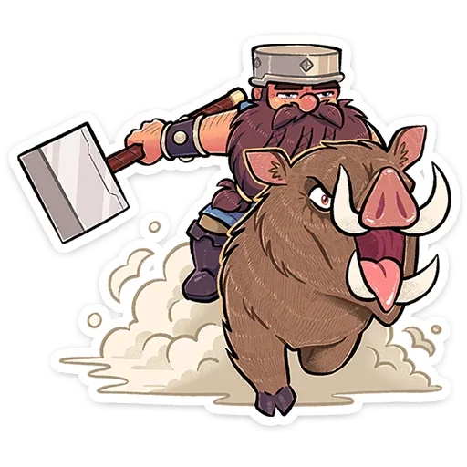 🐗 Стикер «Халмар» для Telegram