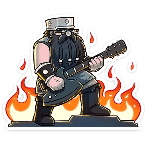 🎸 Стикер «Халмар» для Telegram