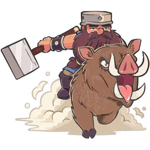 🐗 Эмодзи «Халмар» для Telegram