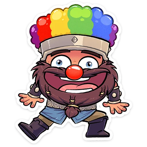 🤡 Стикер «Халгмар» для Telegram