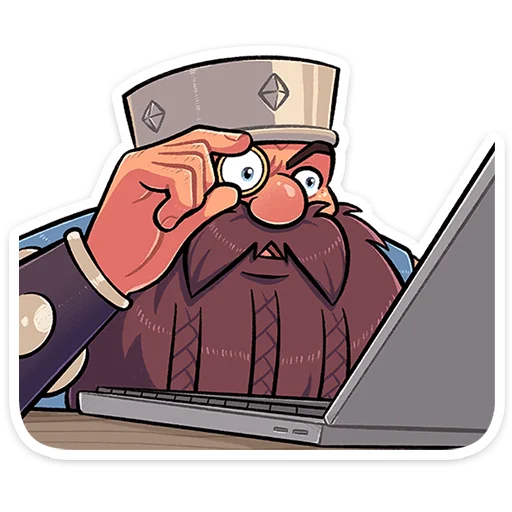 ⭐ Стикер «Халгмар» для Telegram