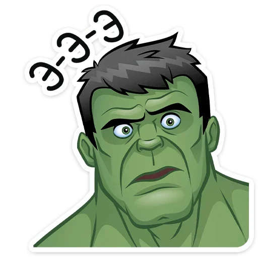 🤔 Стикер «Халк» для Telegram