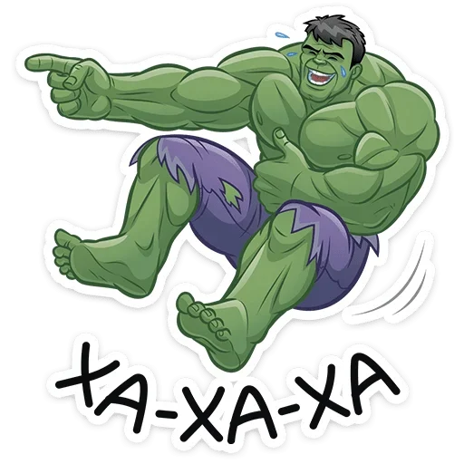 😃 Стикер «Халк» для Telegram