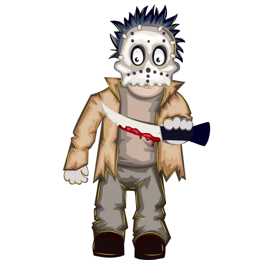 Стикер 32 Halloween emoji