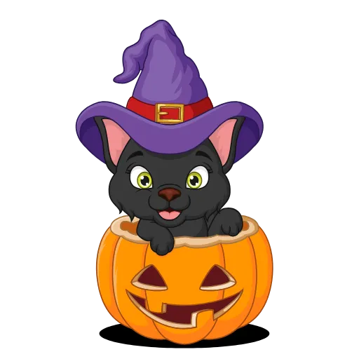 Стикер 43 Halloween emoji