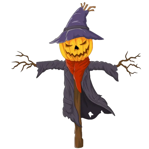 Стикер 40 Halloween emoji