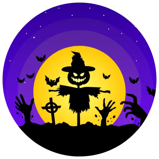 🎃 Эмодзи «Анимированный набор эмоджи с хэллоуинским миксом» для Telegram