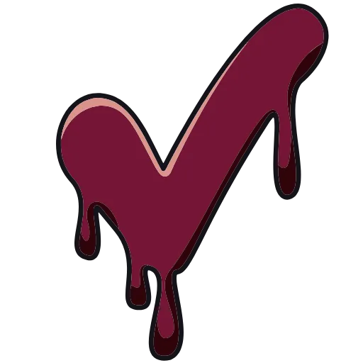 ☑️ Эмодзи «Бордовые» для Telegram