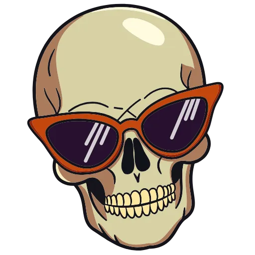 💀 Эмодзи «Бордовые» для Telegram