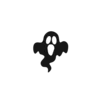 👻 Эмодзи «Halloween font - фиолетовые буквы и иконки в стиле хэллоуин» для Telegram