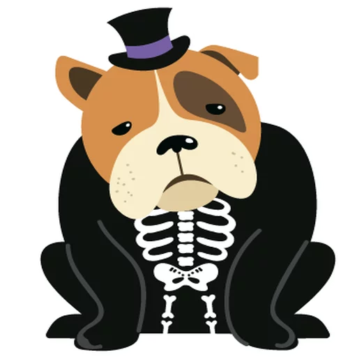 😛 Стикер «Halloween animals» для Telegram