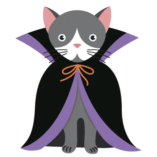 😃 Стикер «Halloween animals» для Telegram