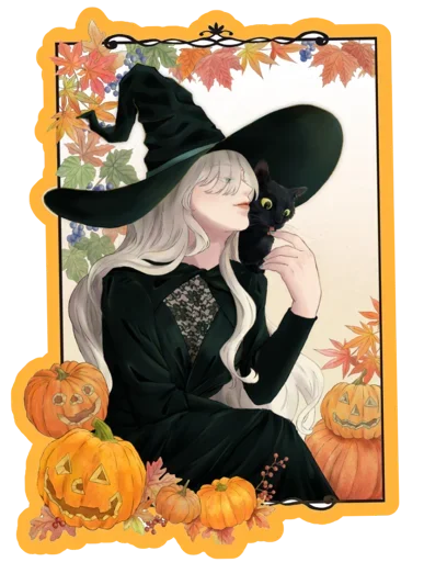 🎃 Стикер «HALLOWEEN 2023» для Telegram
